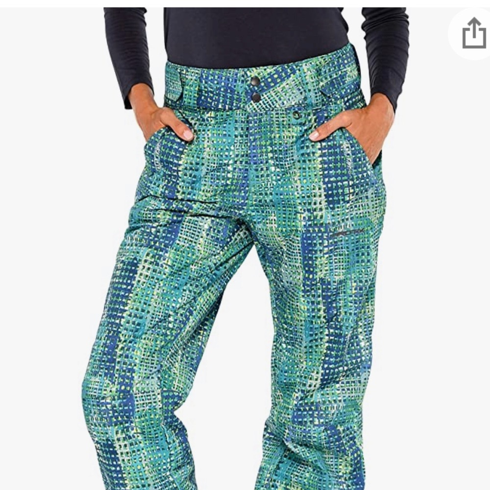 Womens Arctix Ski Pants, NWT ( Windows Print Blue)